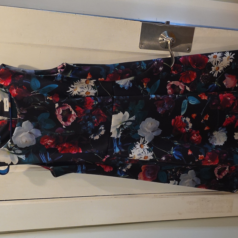 Calvin Klein Multicolor Floral Midi Dress